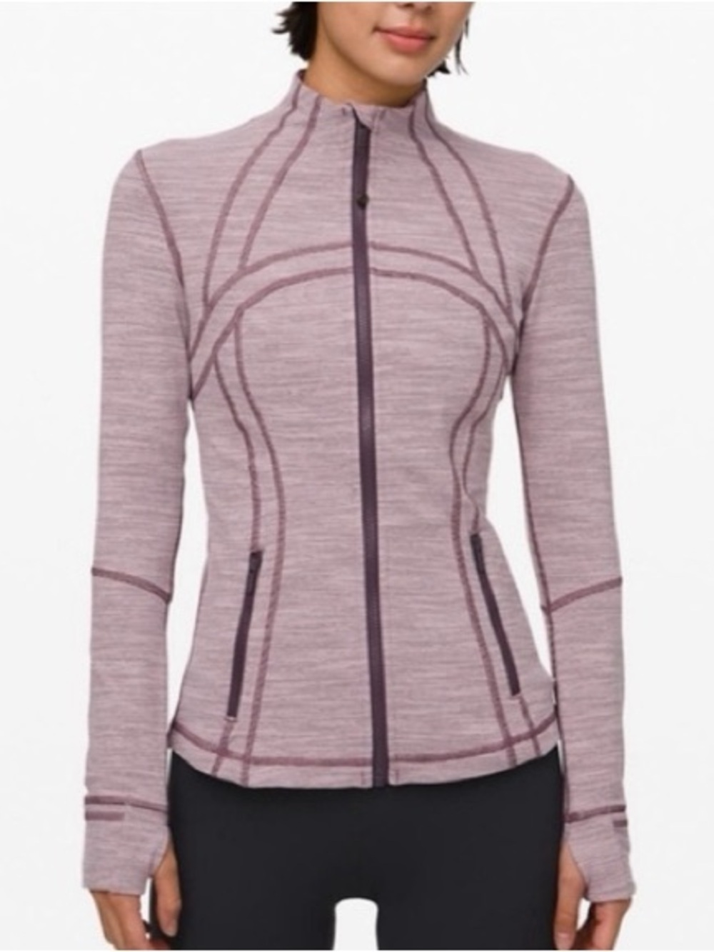 Lululemon define jacket purple Mauve Heather Zip-Up Jacket
